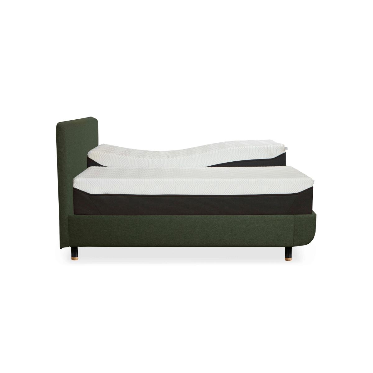 TEMPUR - Arc Adjustable Disc Bed Frame with Form Headboard - Super King - Matt Black – image 6