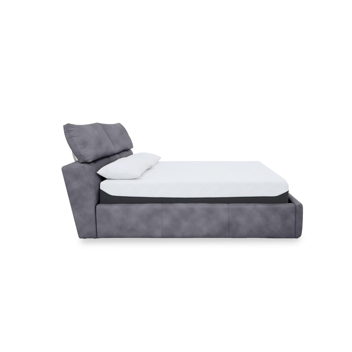 Tyrell Fabric Manual Ottoman Bed Frame - King Size - Sfa-Pey-R10 Charcoal – image 6