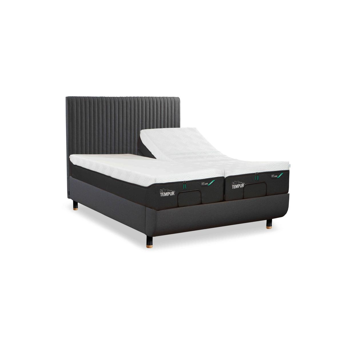 TEMPUR - Arc Ergo Smart Base Bed Frame with Vertical Headboard - King Size - Natural Ash – image 2