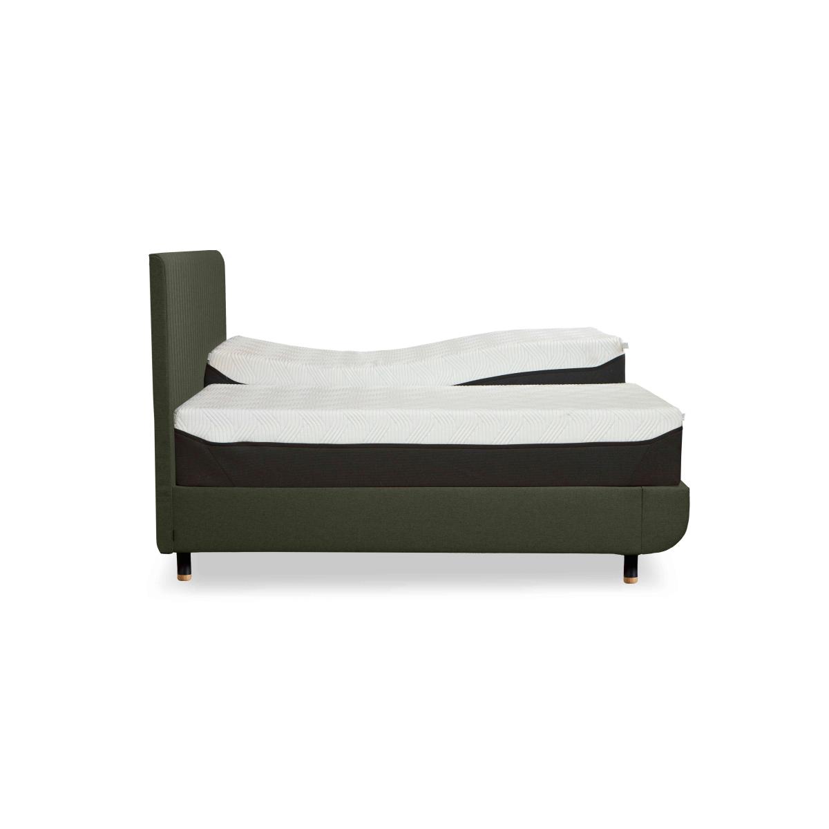 TEMPUR - Arc Ergo Smart Base Bed Frame with Vertical Headboard - King Size - Natural Ash – image 5