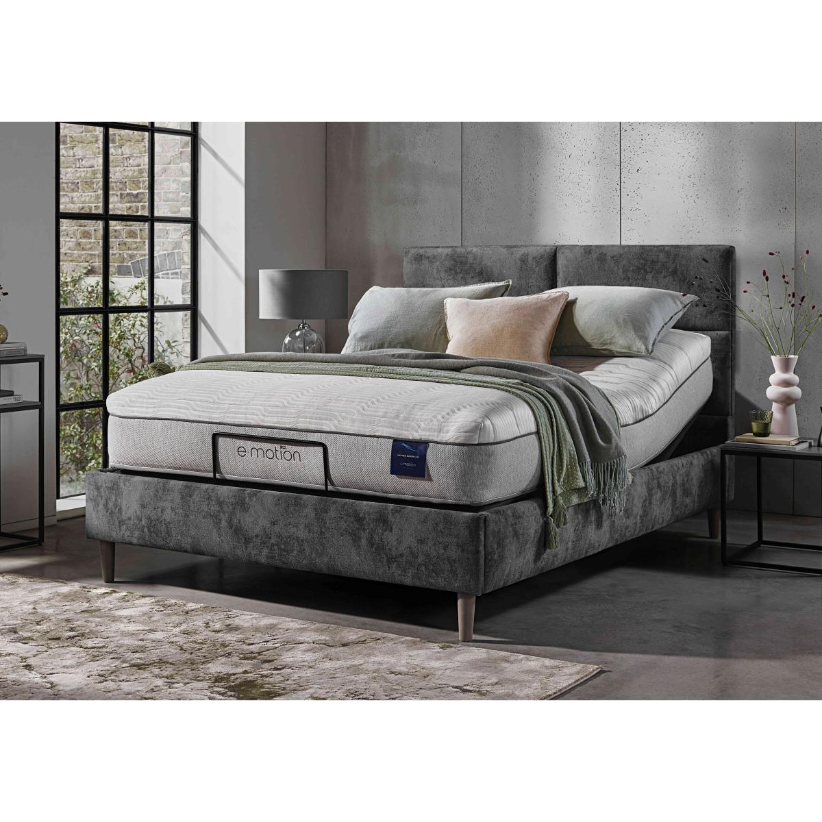 E-Motion Sakura Adjustable Bed Frame - Single - Shetland Pebble – image 2