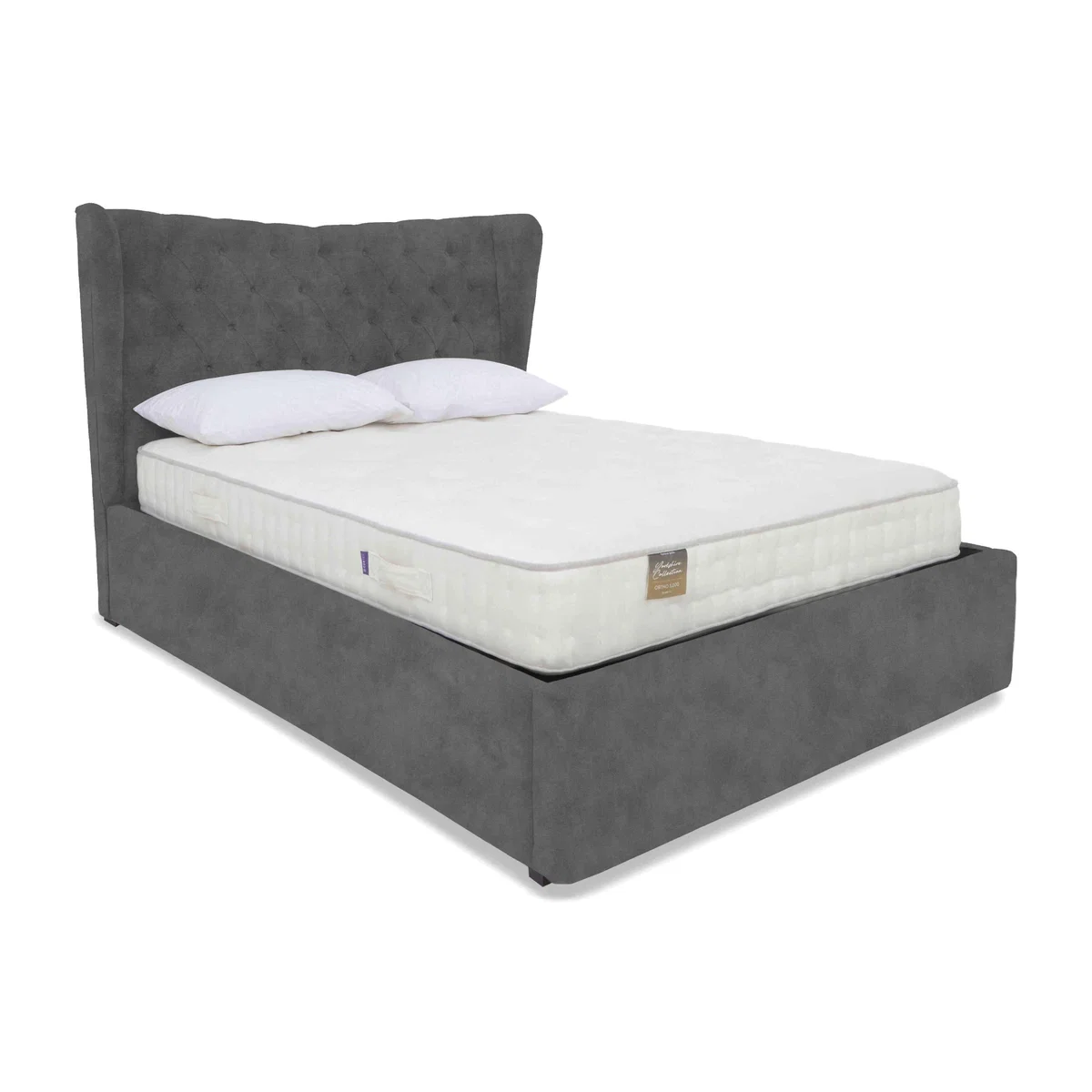 Highgrove - Bauer Electric Ottoman Bed Frame - Super King - Lace Domino