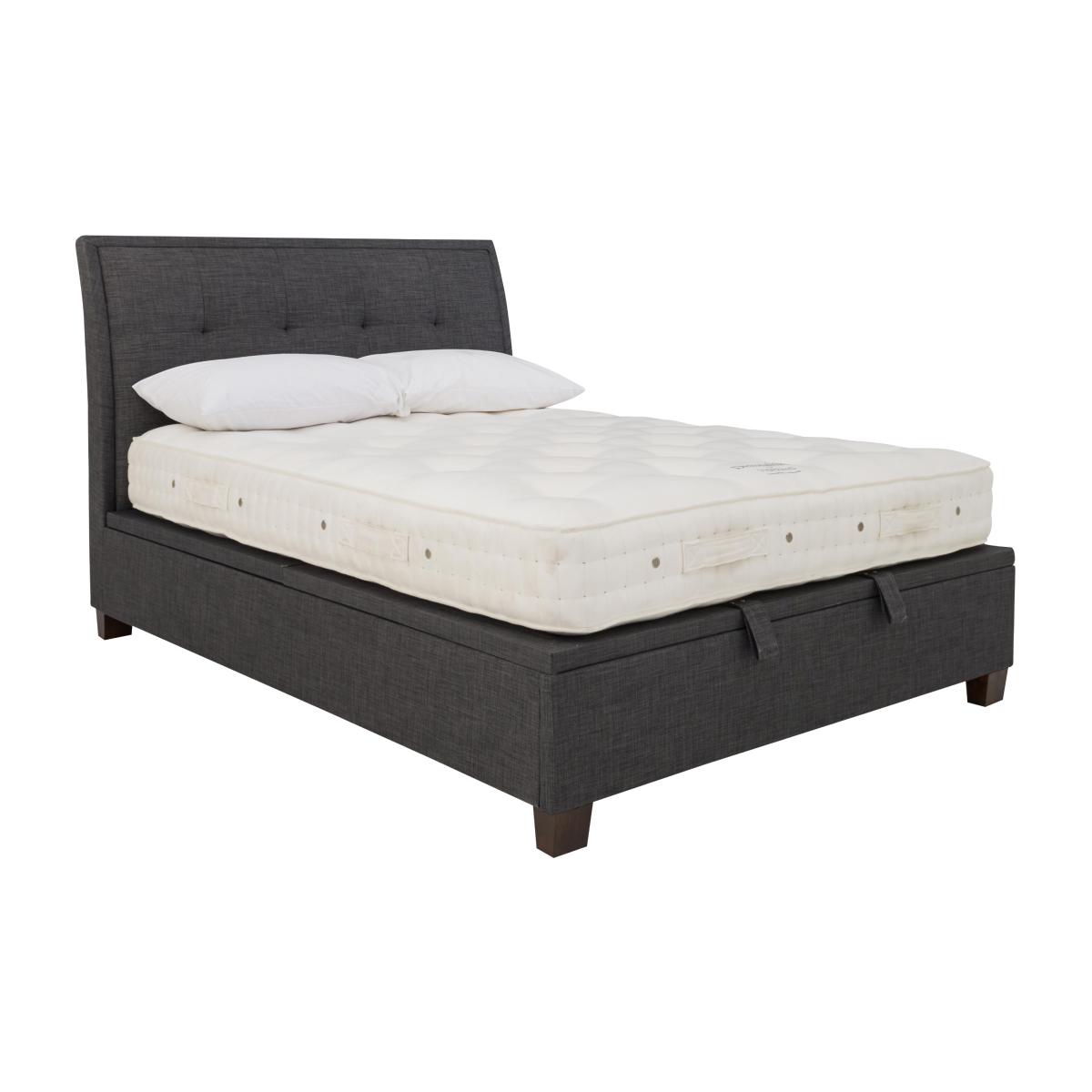 Miles Ottoman Bed Frame - Super King - Slate