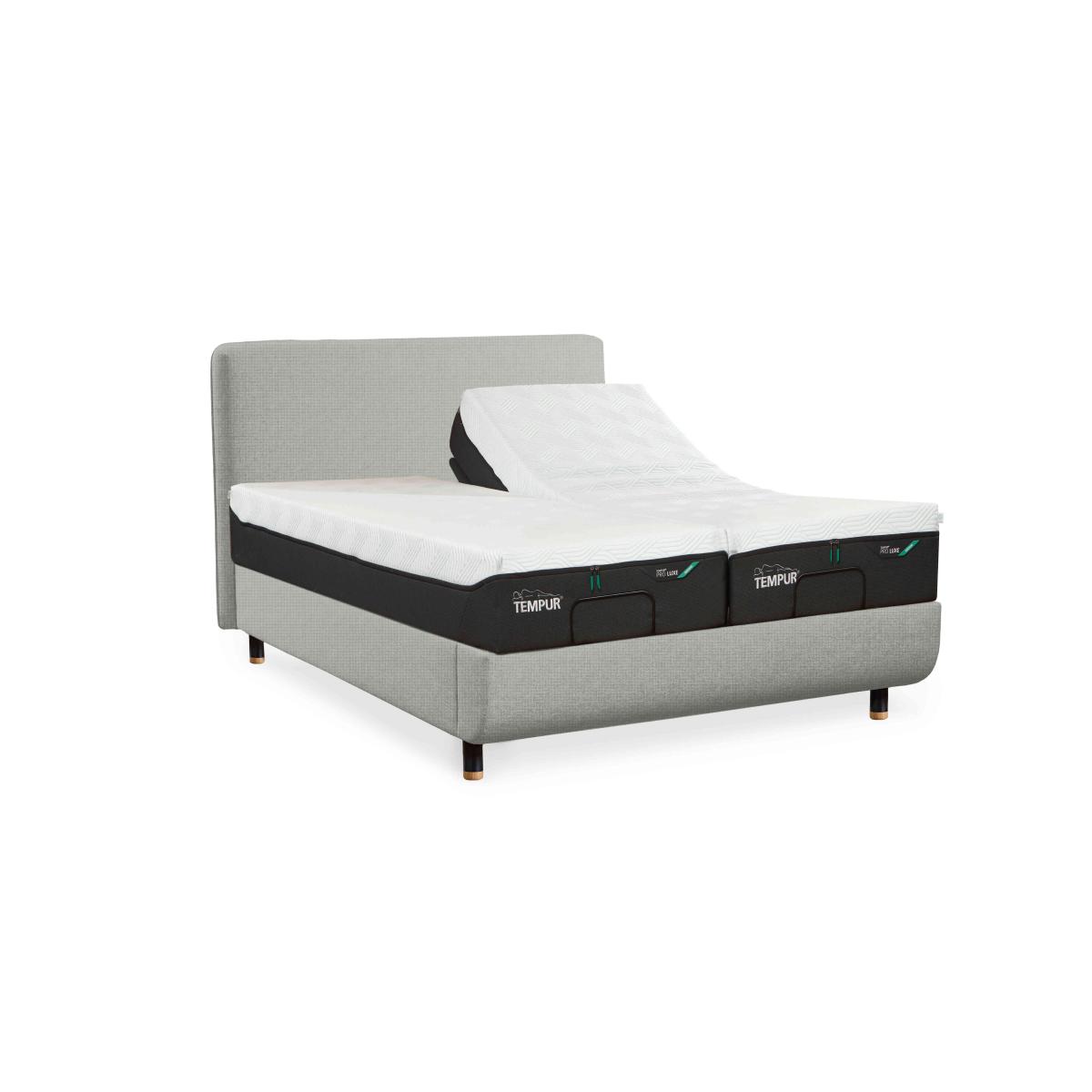 TEMPUR - Arc Adjustable Disc Bed Frame with Form Headboard - Super King - Earl Grey – image 2