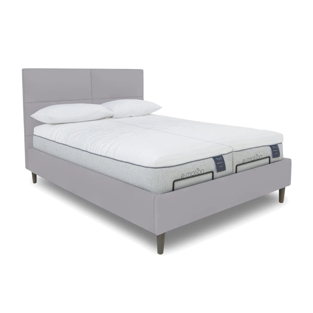 E-Motion Sakura Dual Adjustable Bed Frame - Super King - Seven Lilac – image 1