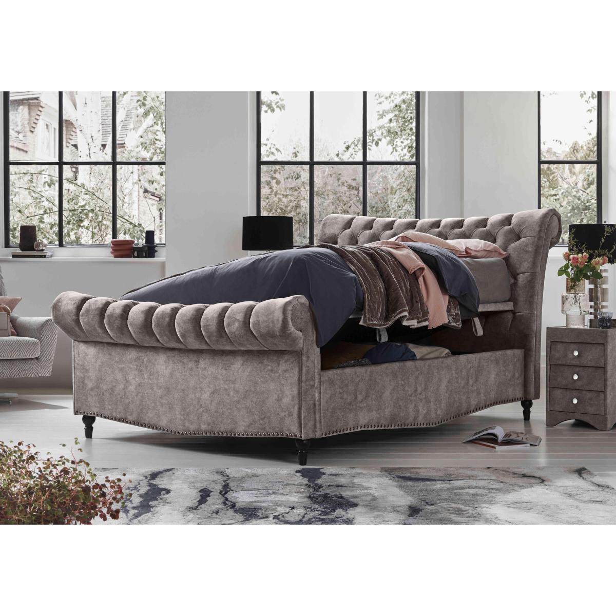 Aurora Side Lift Ottoman Bed Frame - Super King – image 2