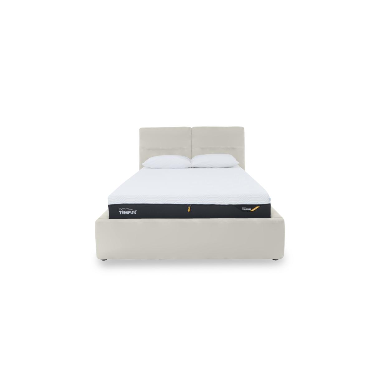 Stark BV Leather Manual Ottoman Bed Frame - Super King - BV Elephant – image 4