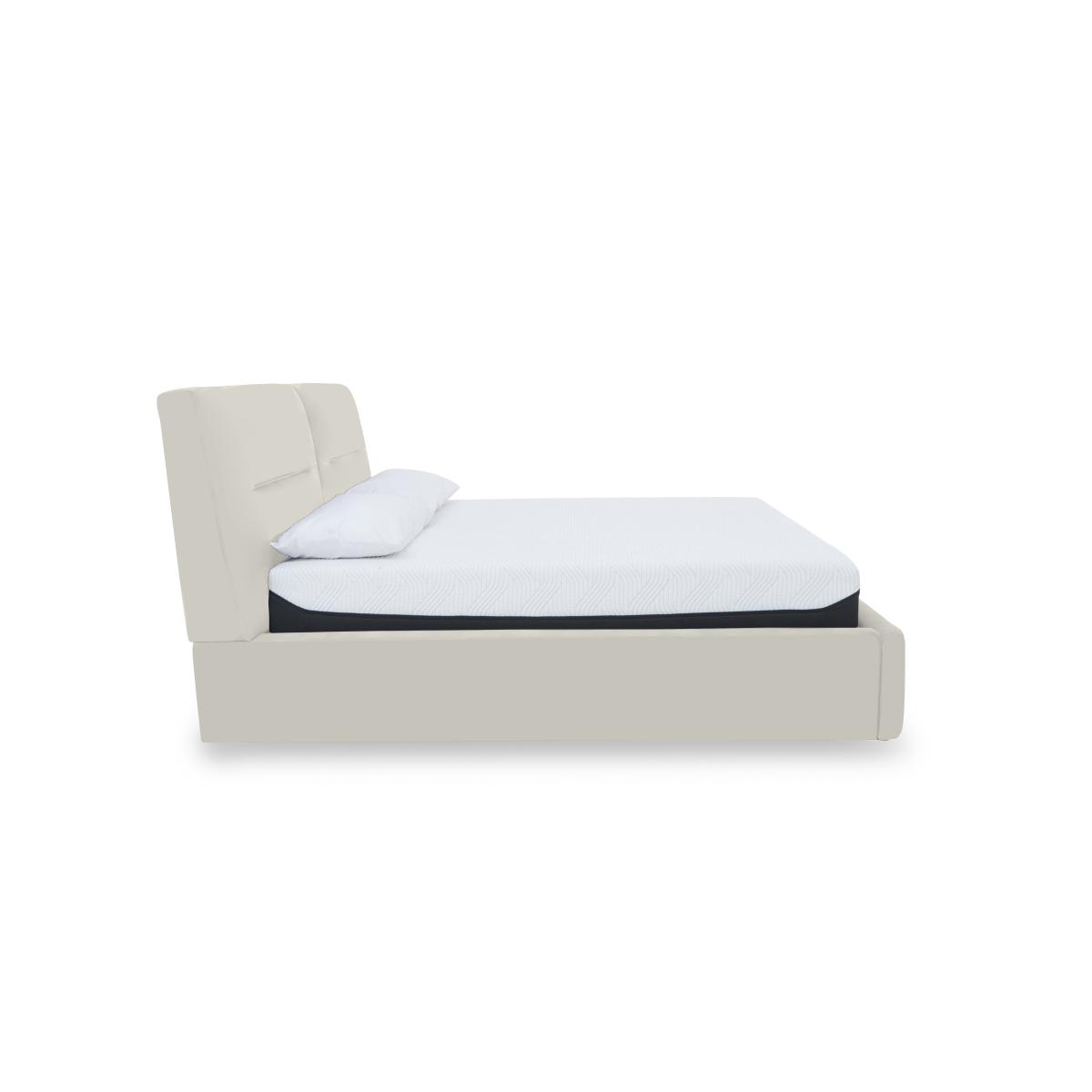 Stark BV Leather Manual Ottoman Bed Frame - Super King - BV Elephant – image 5