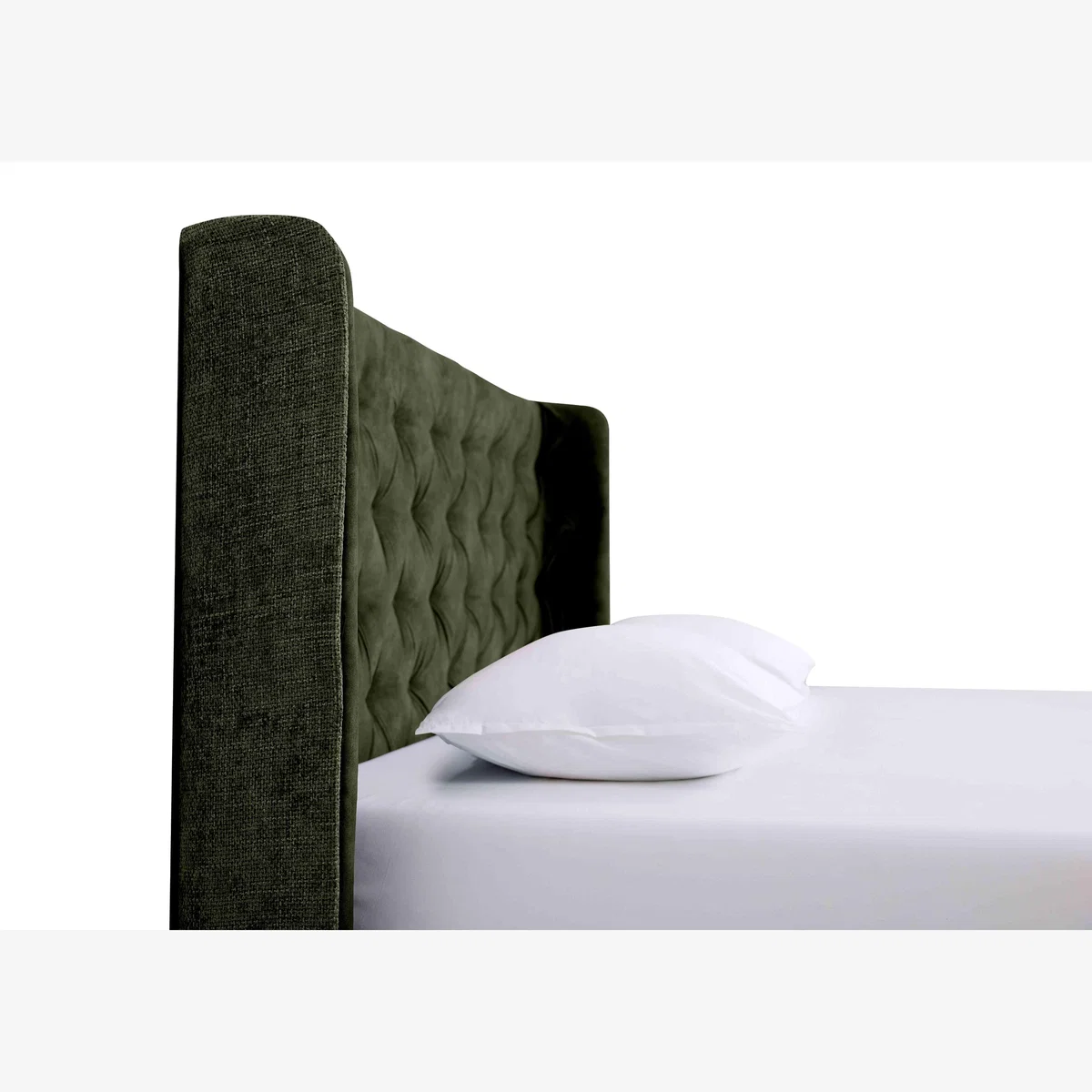 TEMPUR - Arc Adjustable Disc Bed Frame with Luxury Headboard - King Size - Mustard – image 1