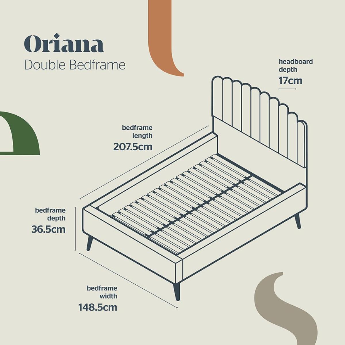 Silentnight Oriana Double Velvet Bed Frame - Green – image 11