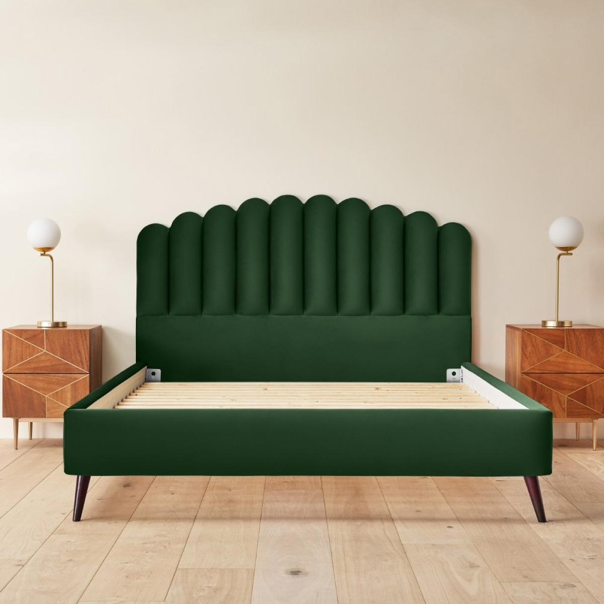 Silentnight Oriana Double Velvet Bed Frame - Green – image 3