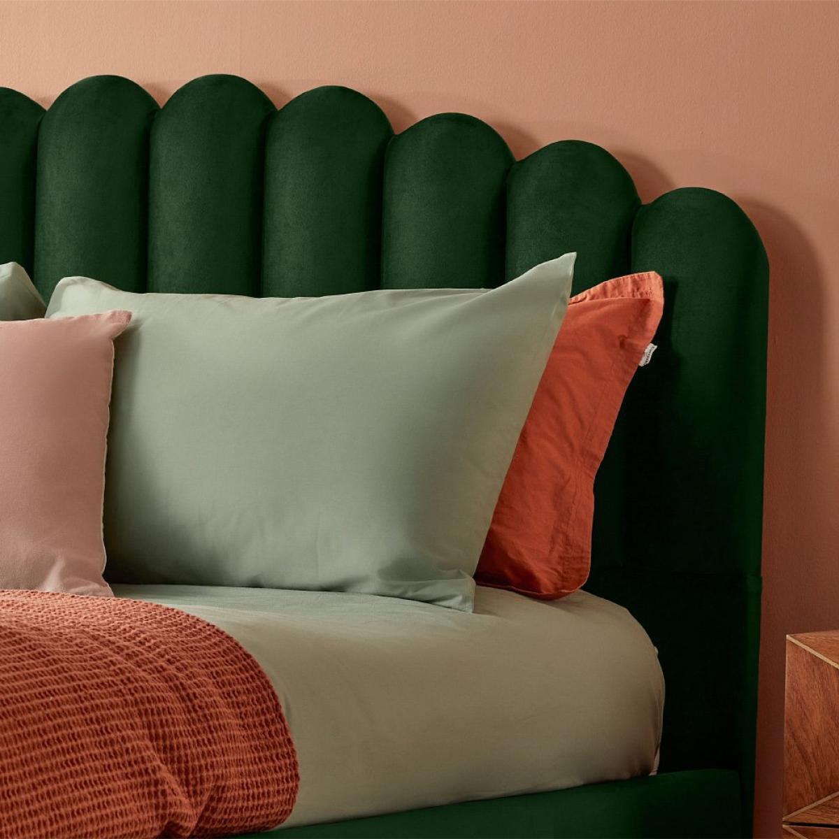 Silentnight Oriana Double Velvet Bed Frame - Green – image 5
