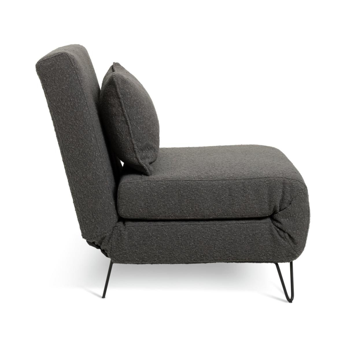 Habitat Roni Fabric Small Single Chair Bed -Grey – image 8