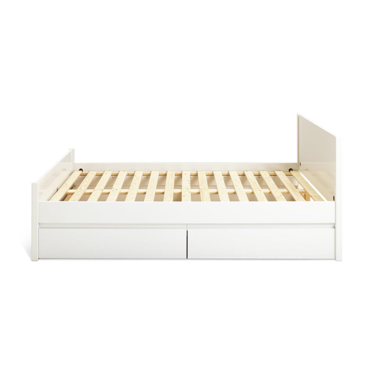 Habitat Jenson 4 Drawer Small Double Storage Bed Frame-White – image 4