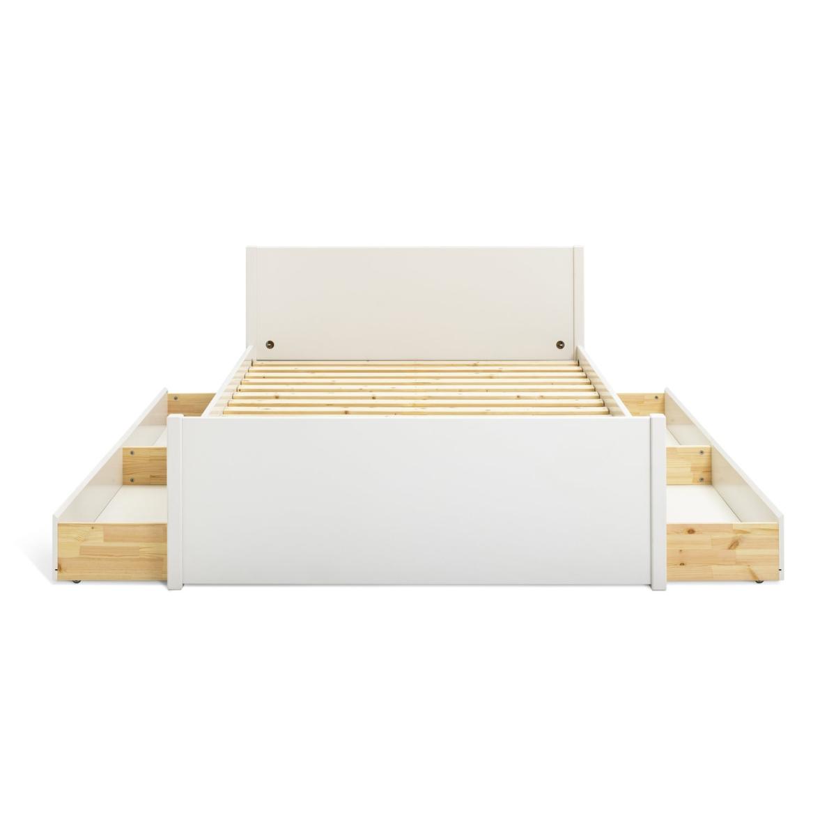 Habitat Jenson 4 Drawer Small Double Storage Bed Frame-White – image 6