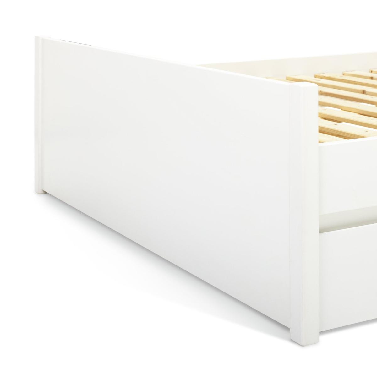 Habitat Jenson 4 Drawer Small Double Storage Bed Frame-White – image 9