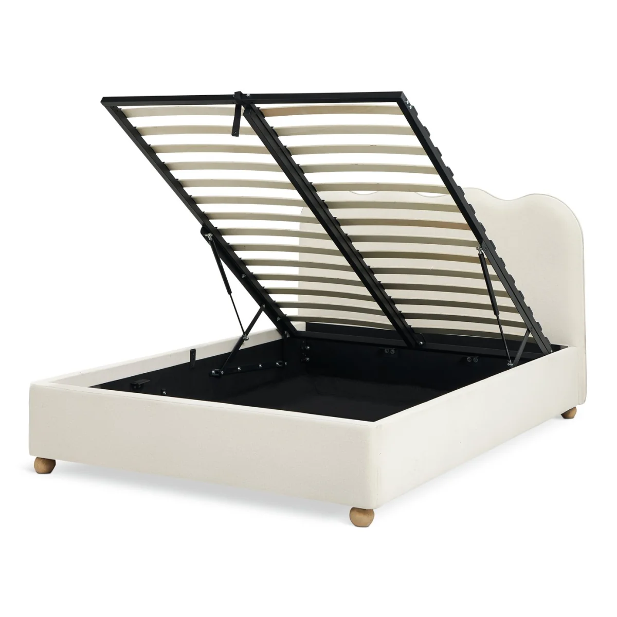 Habitat Onda End Lift Double Ottoam Bed - Natural – image 6