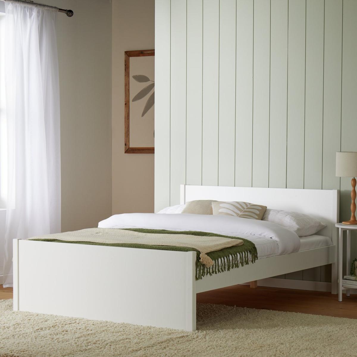 Habitat Jenson Small Double Wooden Bed Frame - White – image 1