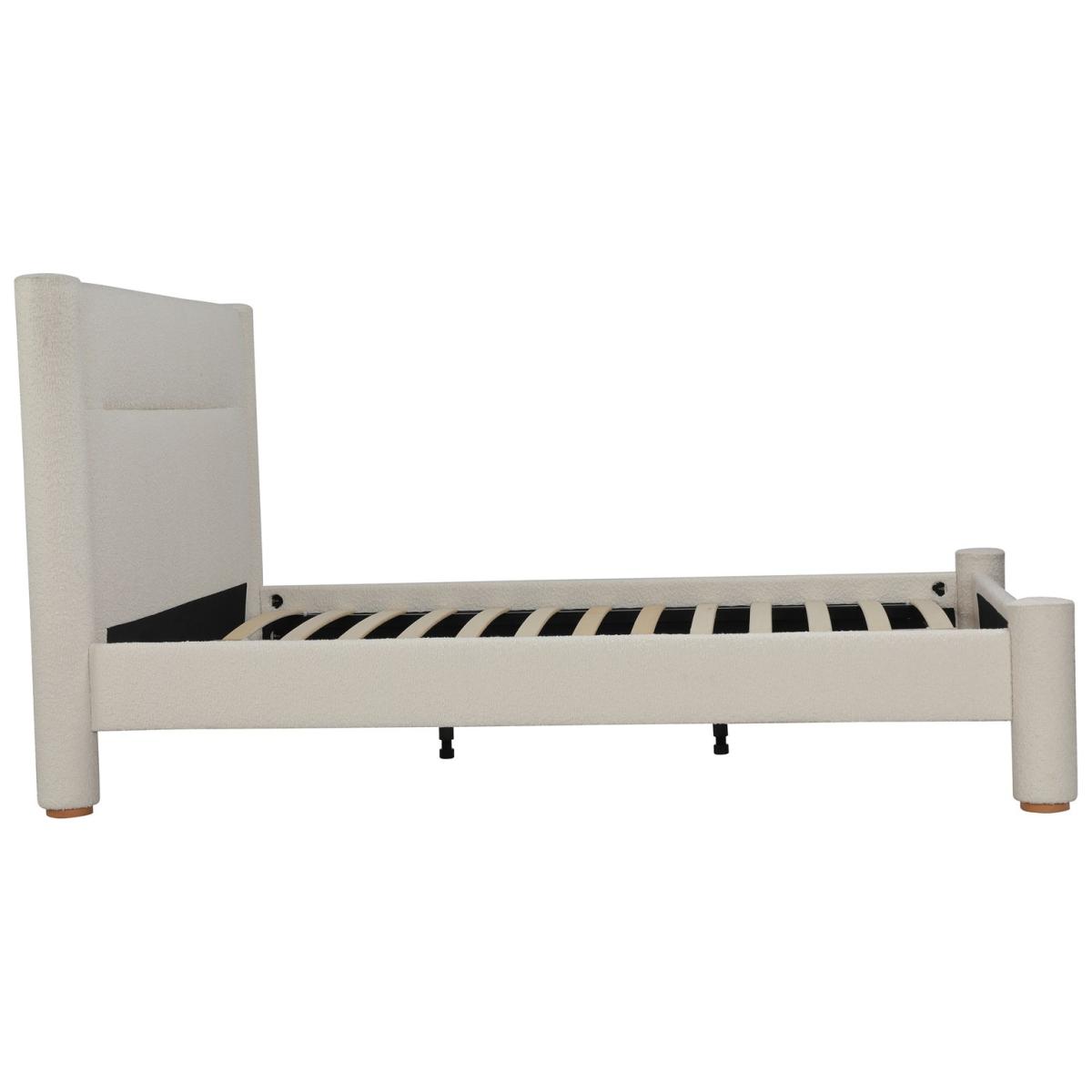 Habitat Vallero Luxe Kingsize Boucle Bed Frame - Cream – image 4
