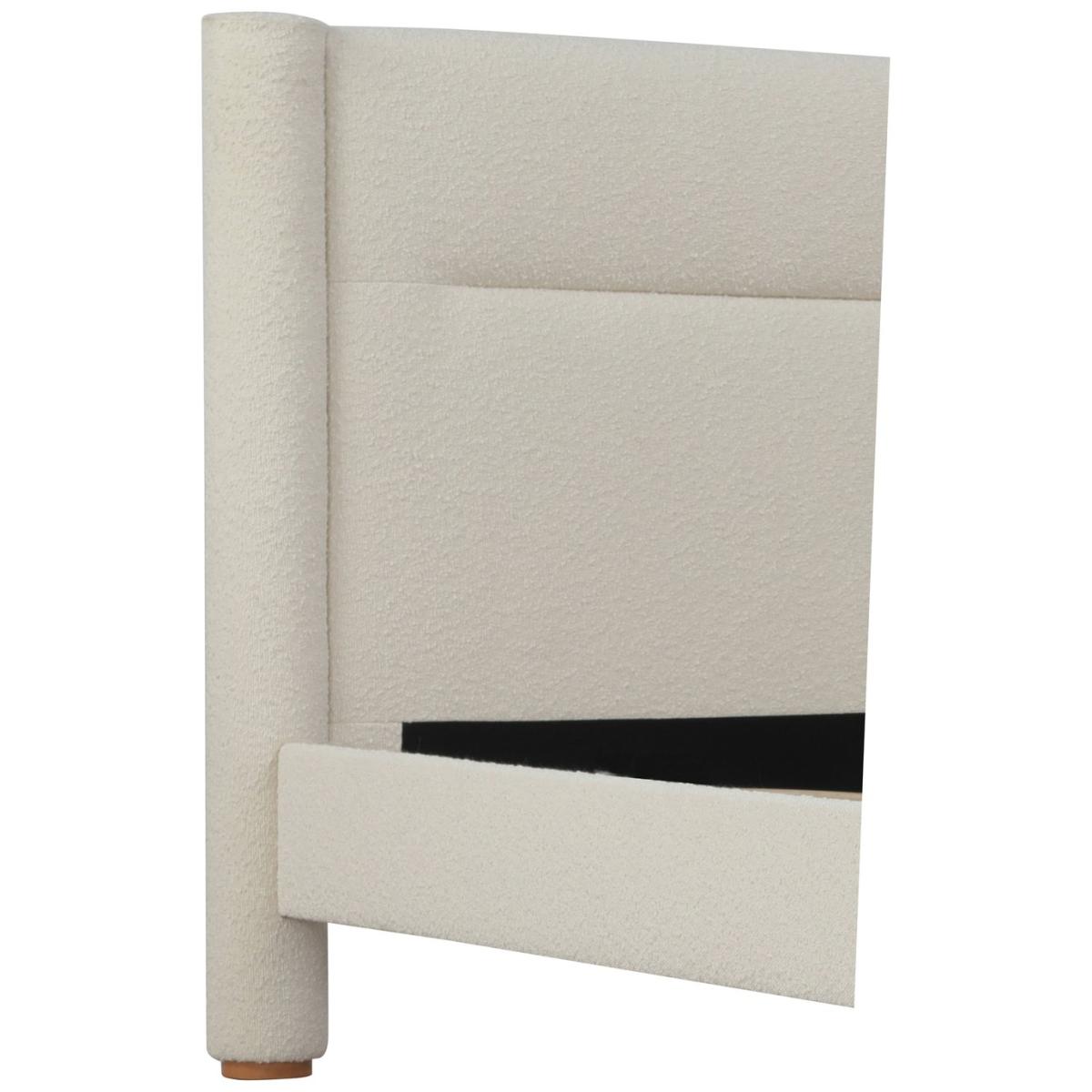 Habitat Vallero Luxe Kingsize Boucle Bed Frame - Cream – image 5