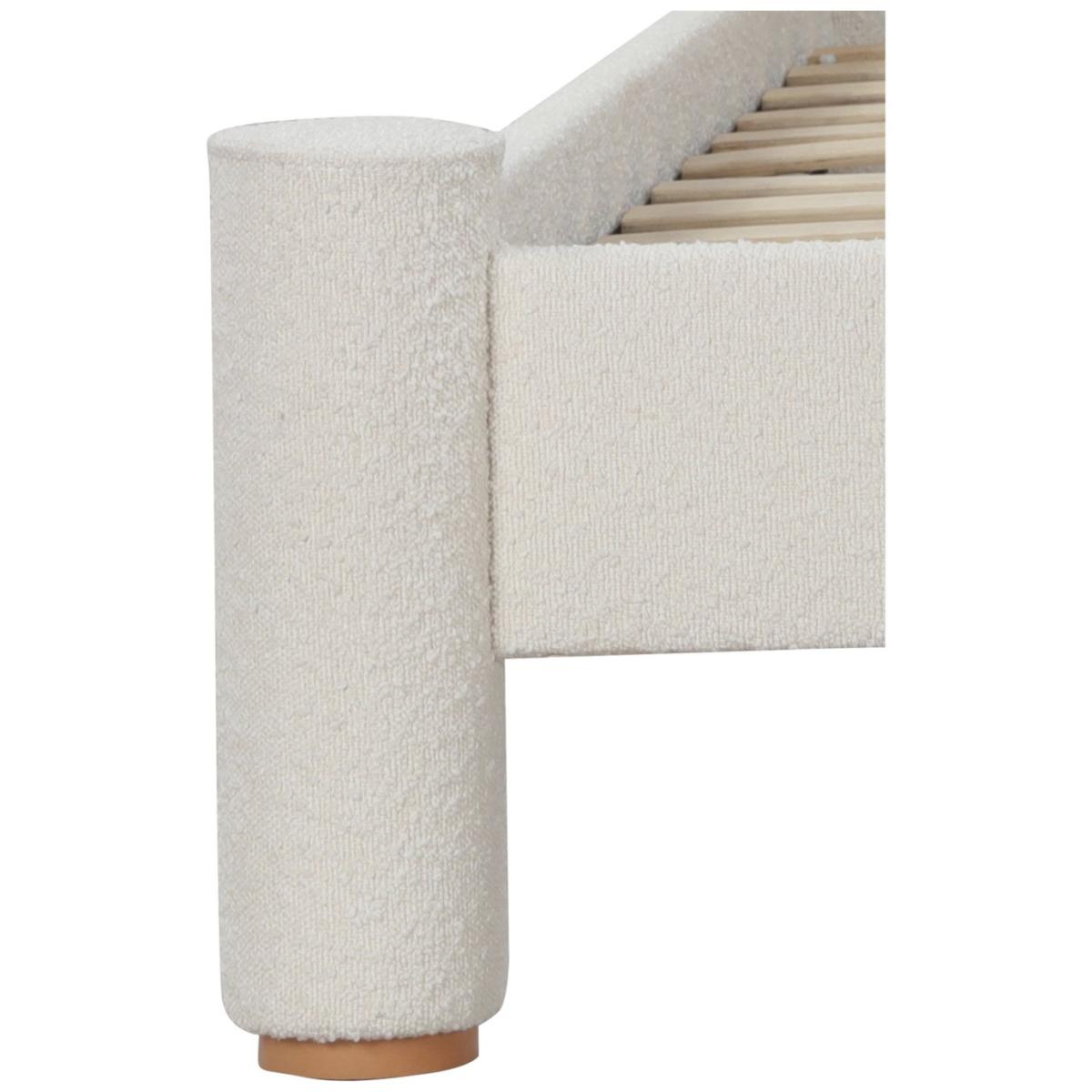 Habitat Vallero Luxe Kingsize Boucle Bed Frame - Cream – image 6