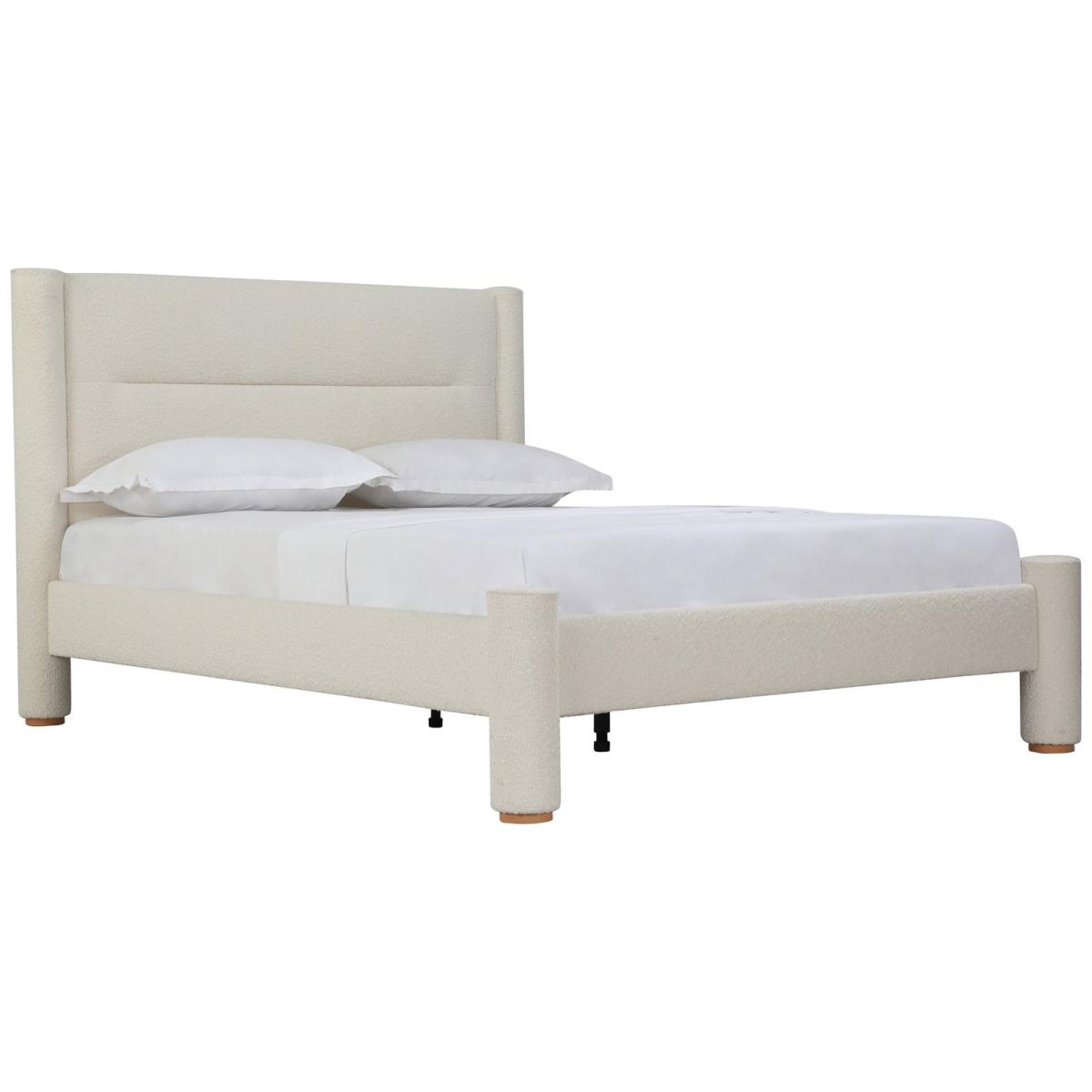 Habitat Vallero Luxe Kingsize Boucle Bed Frame - Cream – image 8