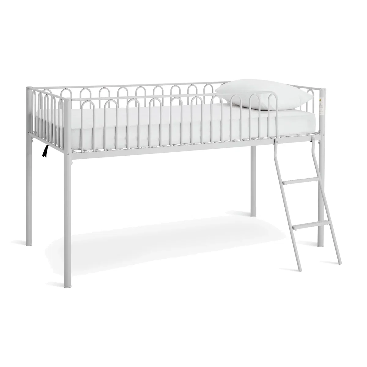 Argos Home Single Metal Midsleeper Bed Frame - Grey