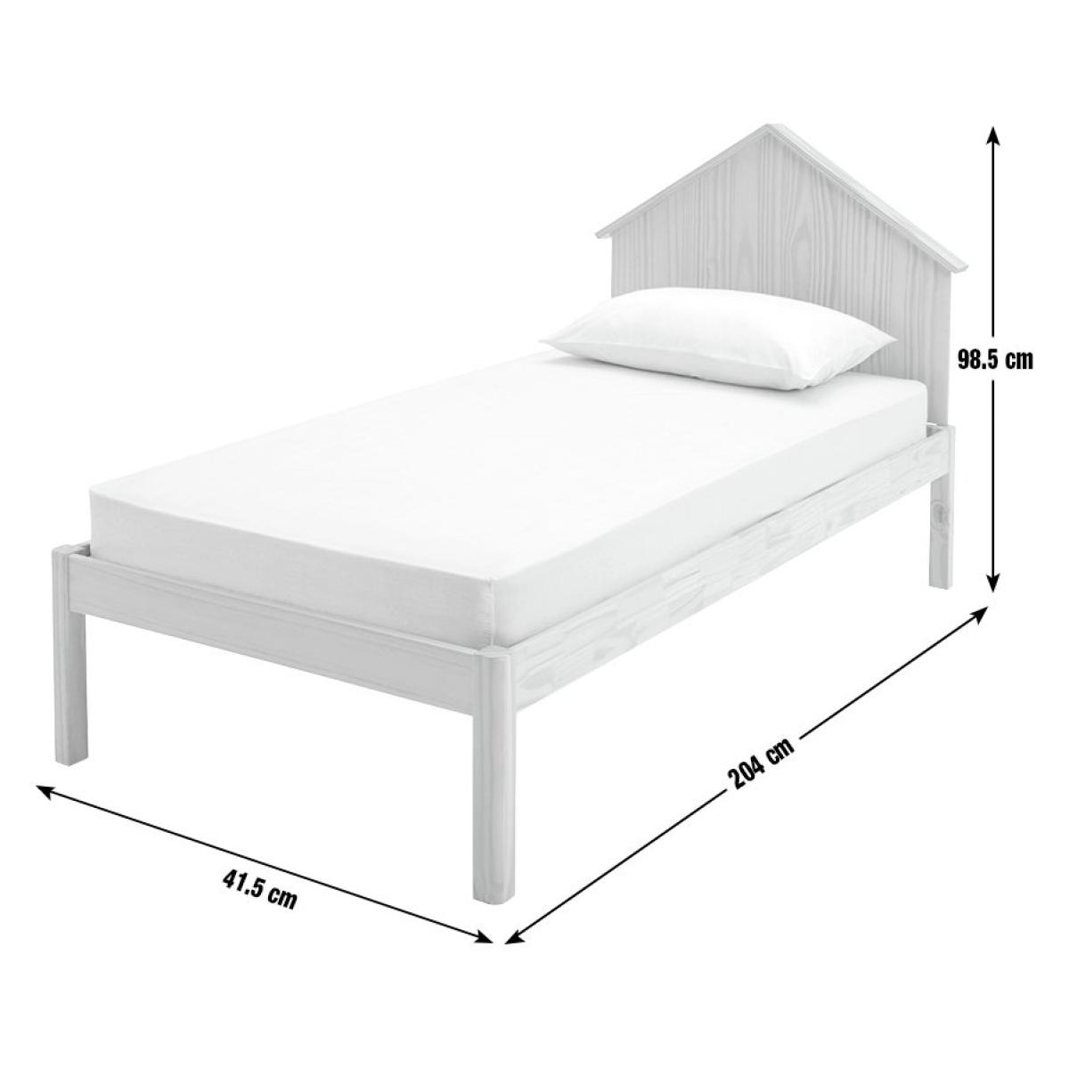 Habitat Casa House Headboard Bed Frame - Pine – image 3