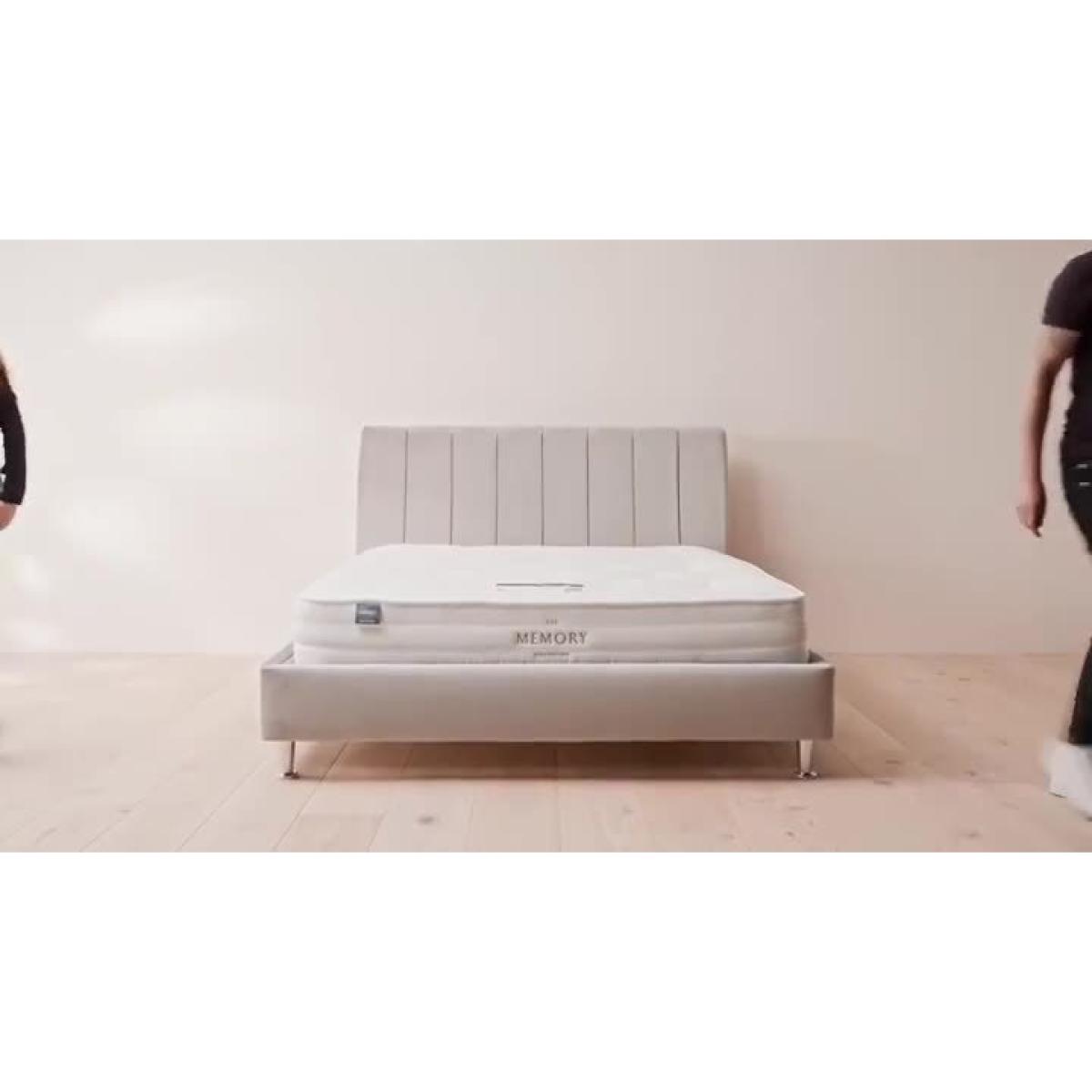 Silentnight Lilith Superking Fabric Bed Frame - Stone Grey – image 2