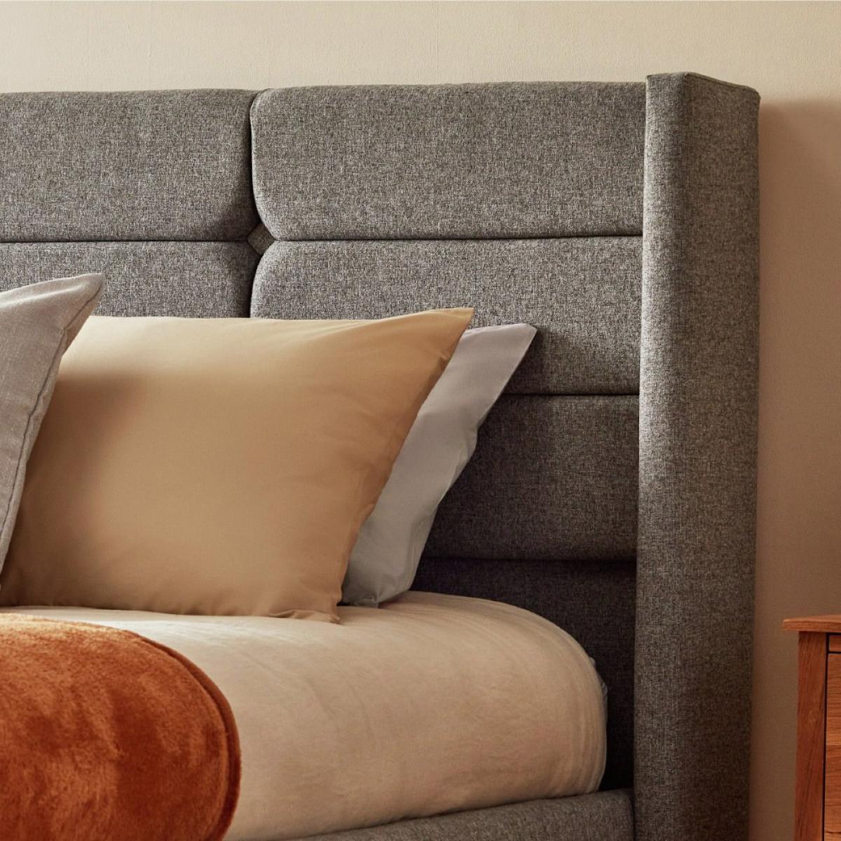 Silentnight Lilith Superking Fabric Bed Frame - Stone Grey – image 5