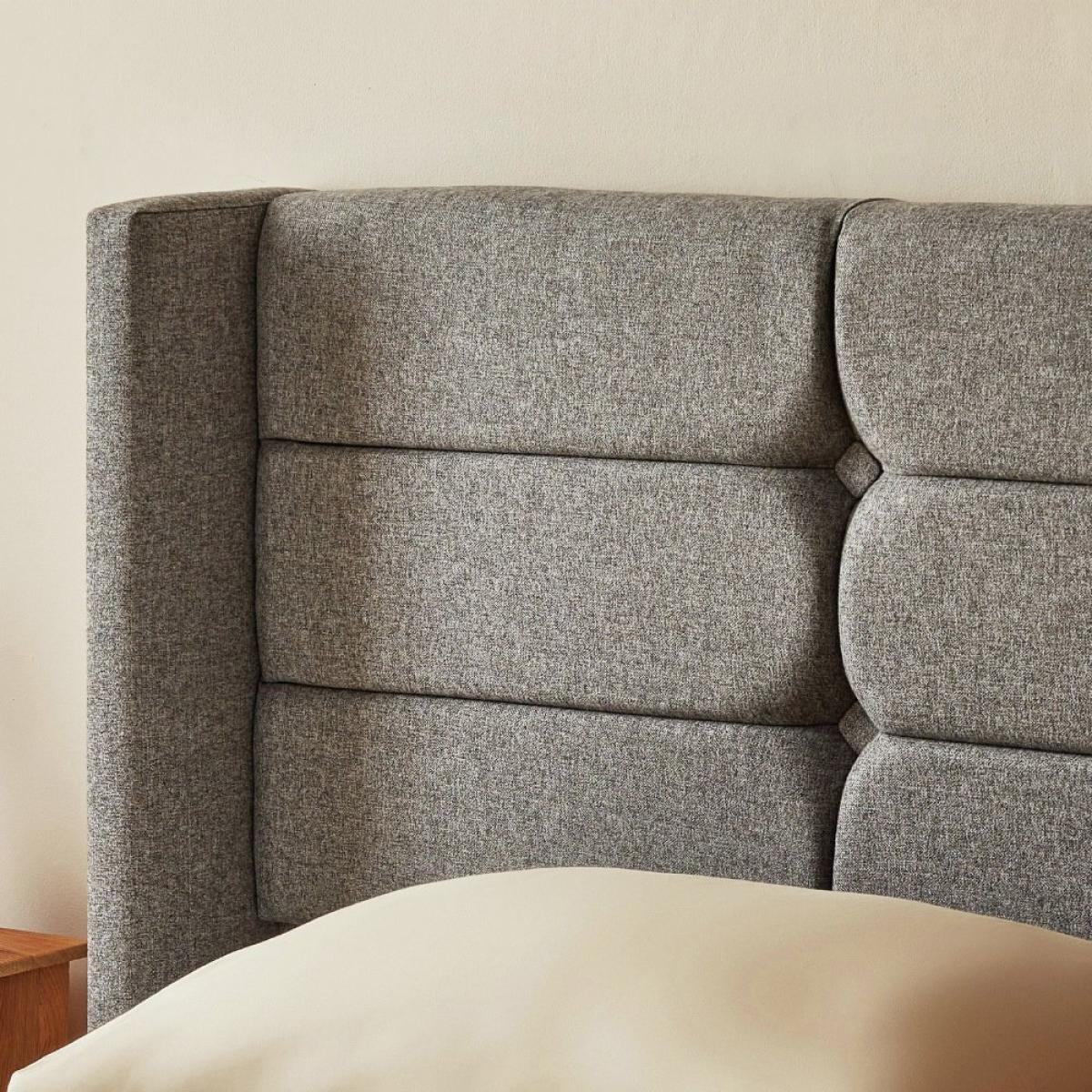 Silentnight Lilith Superking Fabric Bed Frame - Stone Grey – image 8