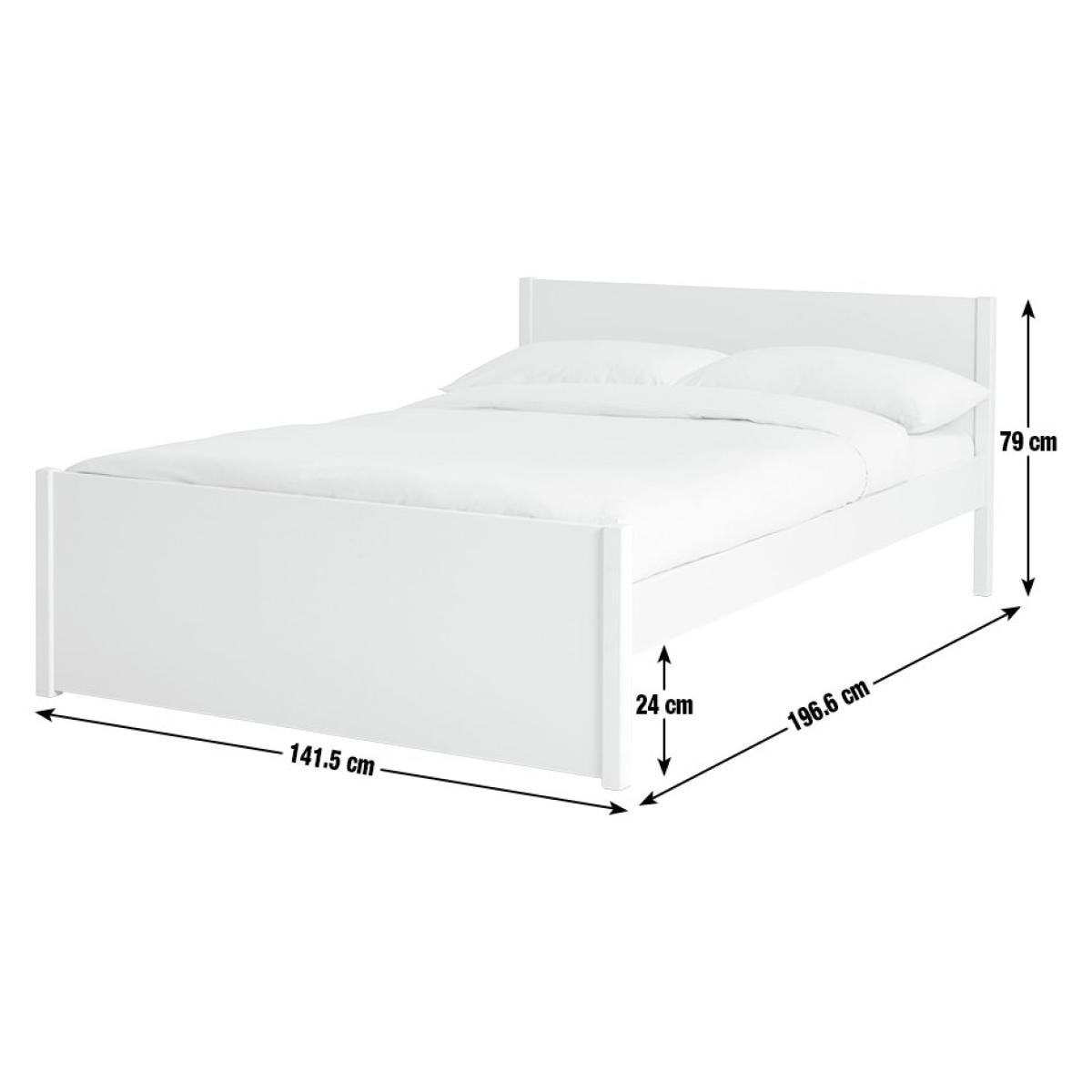 Habitat Jenson Double Wooden Bed Frame - White – image 2