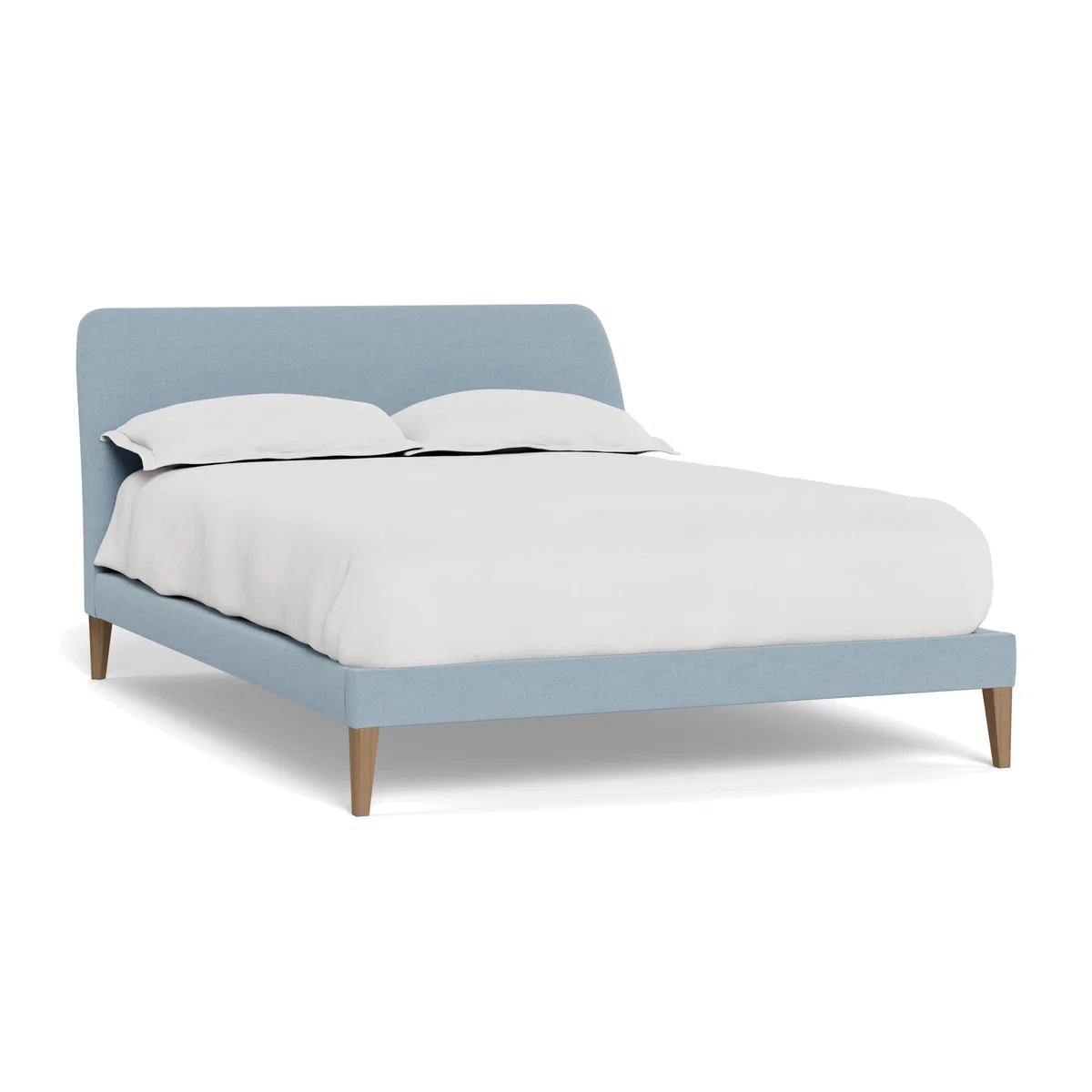 Heal's Wallis Bed Super King Capelo Linen-Cotton Sea Shanty Natural Feet – image 1