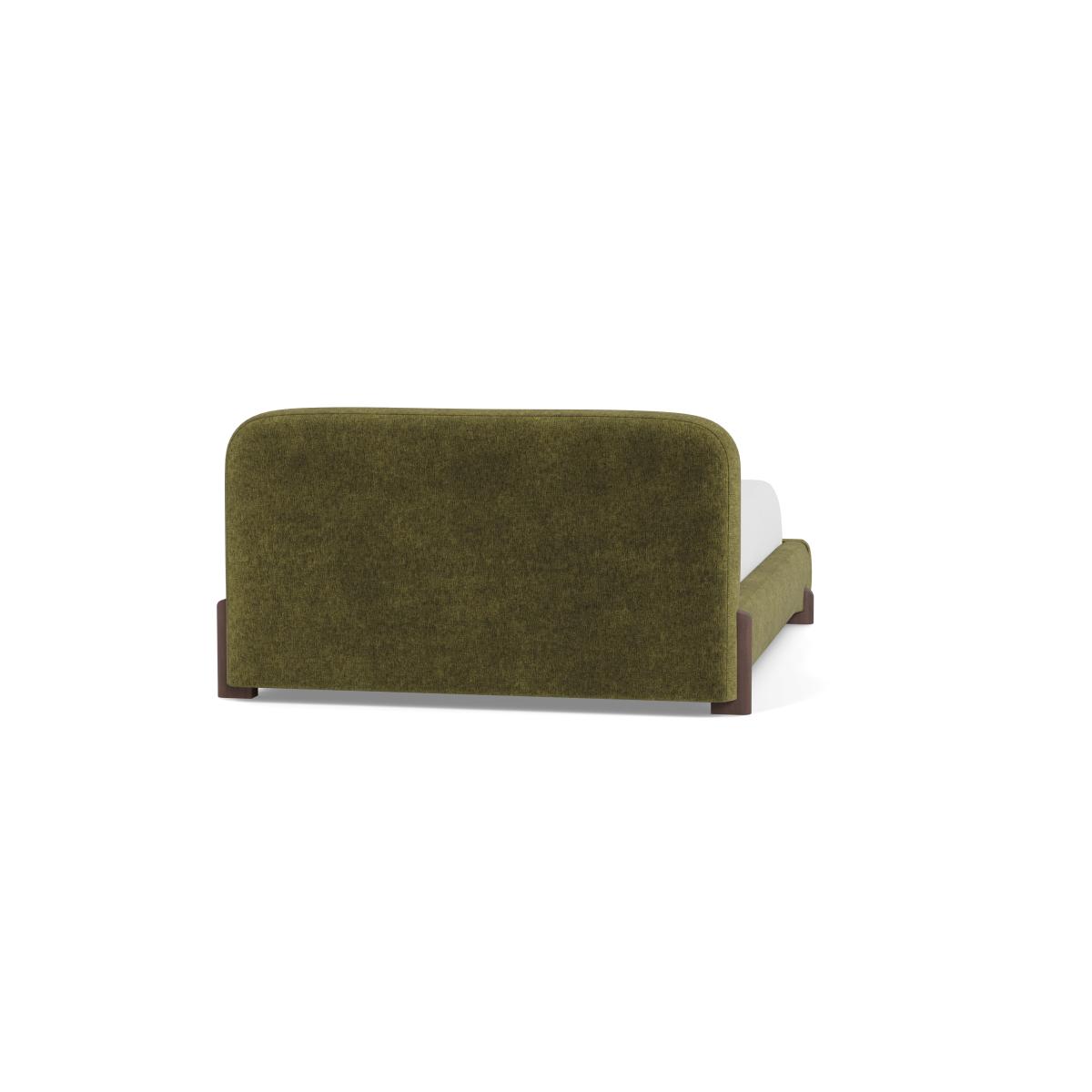 Heal's Nuvola Double Bed Boucle Velvet Wilder Black Painted Feet – image 5