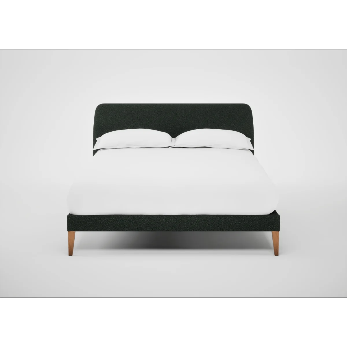 Heal's Wallis Bed Double Boucle Fern Natural Oak Feet – image 2