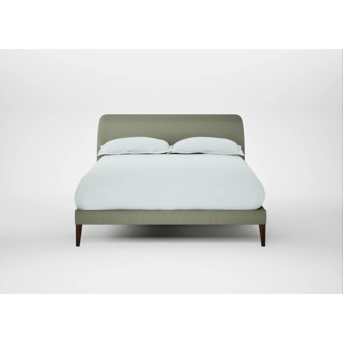 Heal's Wallis Bed Double Boucle Fern Natural Oak Feet – image 5