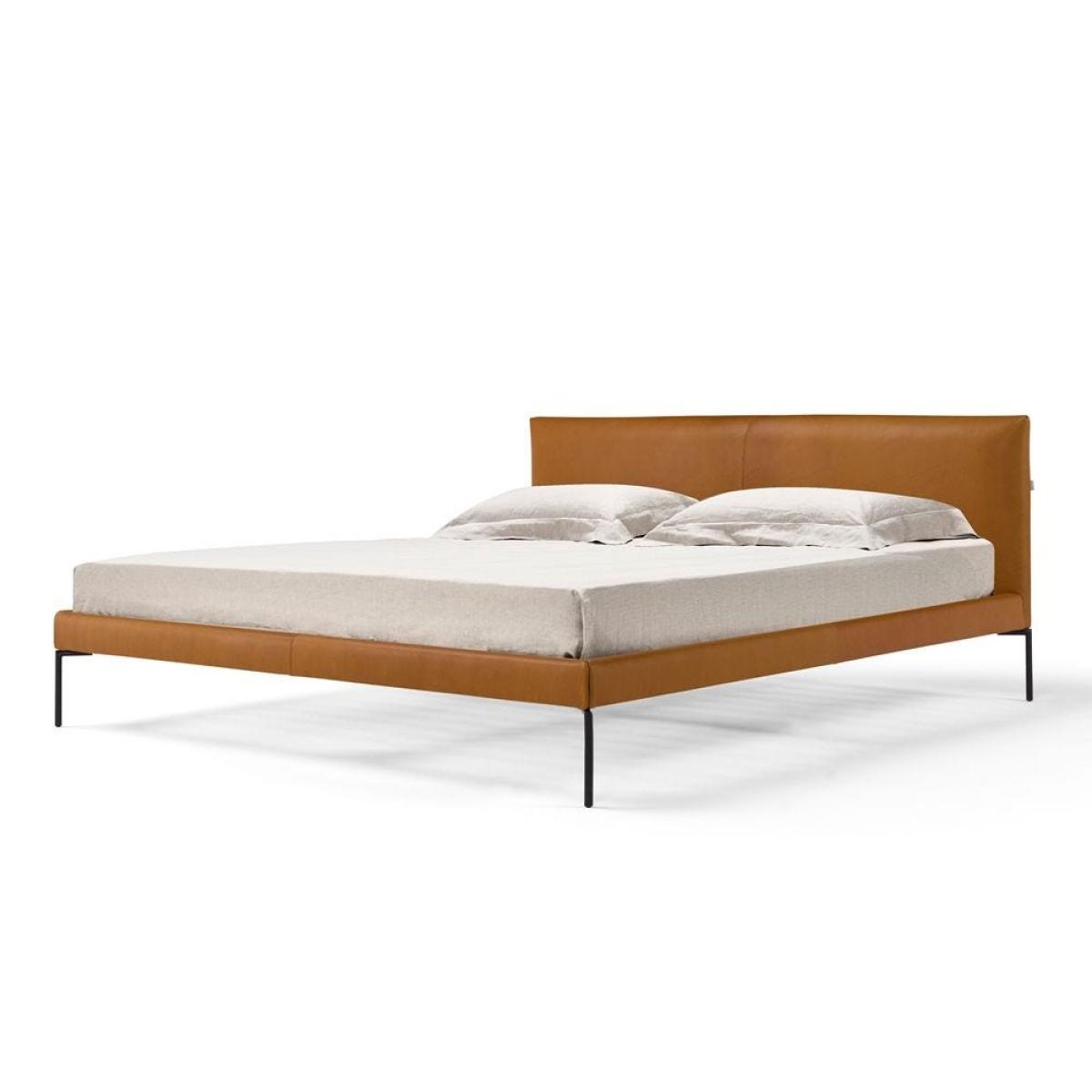 Heal's Matera Bed Super King Siena Cotton Clay Stainless Steel Foot – image 4