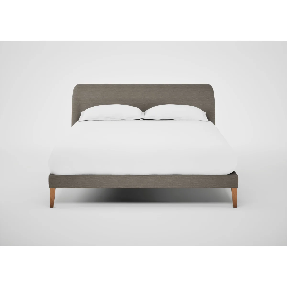 Heal's Wallis Bed King Broad Weave Pebble Natural Feet – image 2