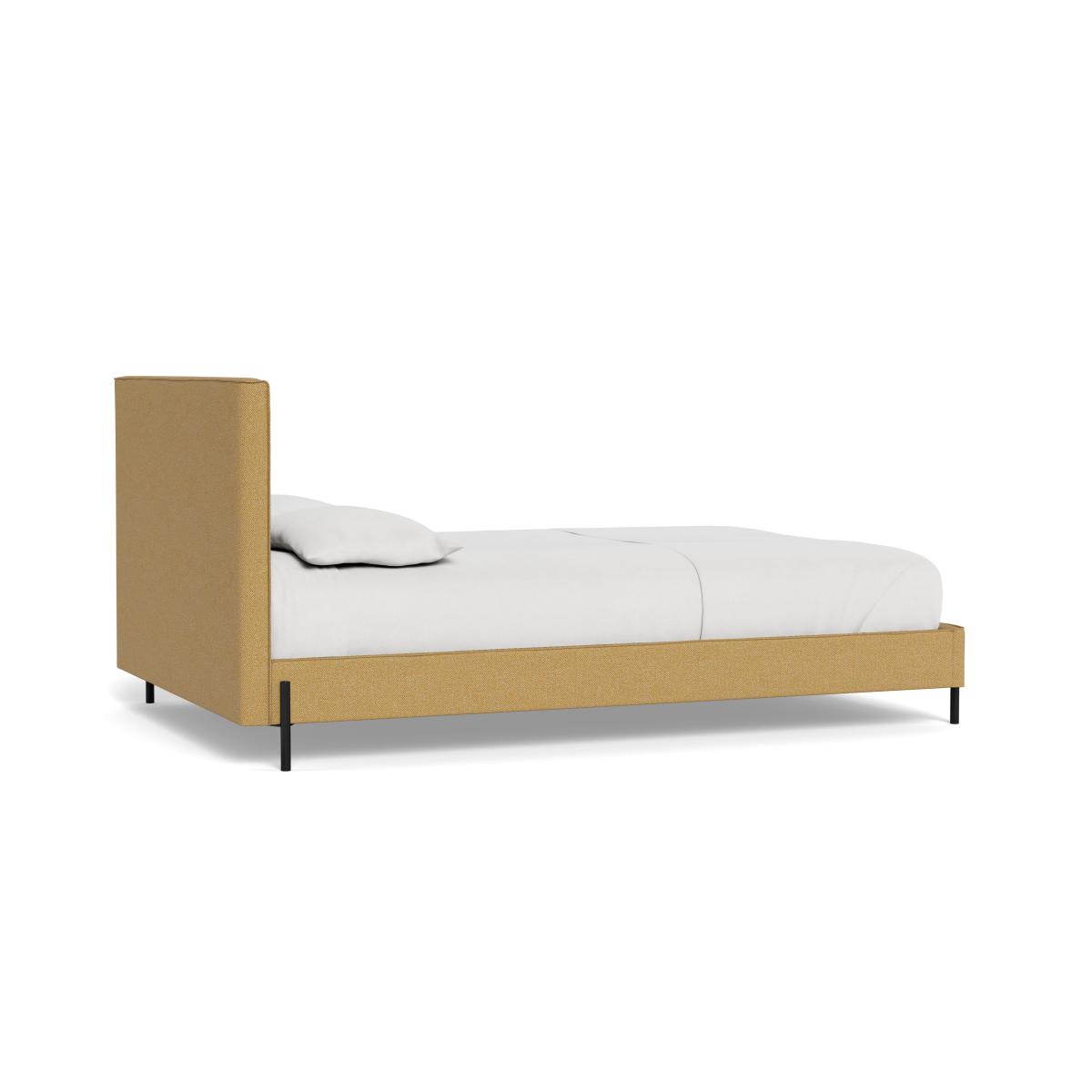 Heal's Tortona Super King Bed Boucle Tweed Citrine Black Feet – image 4