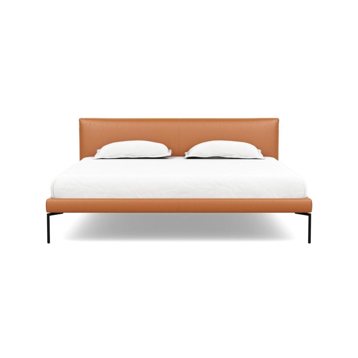 Heal's Matera Bed King Siena Cotton Deep Sea Stainless Steel Foot – image 3