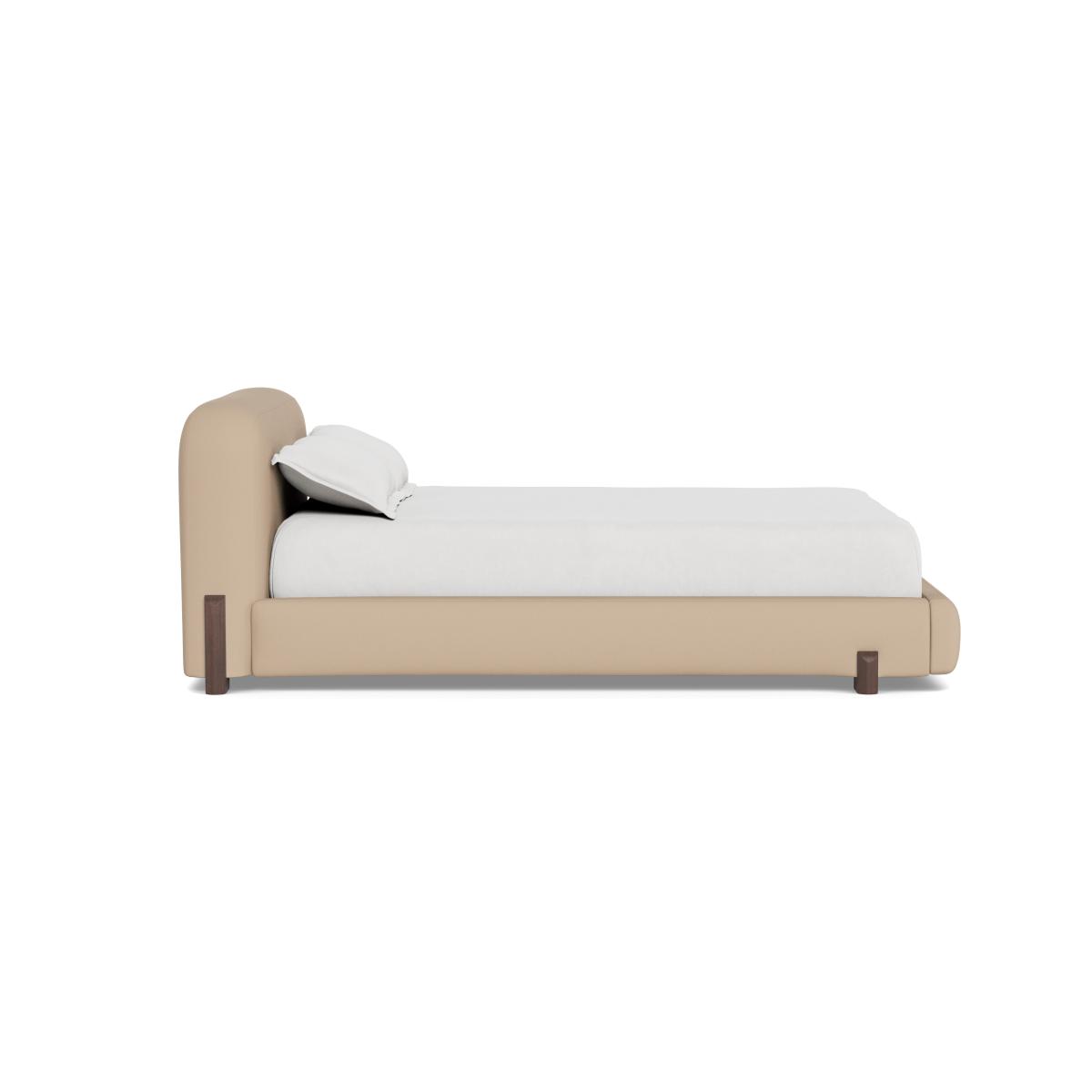 Heal's Nuvola King Bed Capelo Linen-Cotton Bamboo Natural Oak Feet – image 3