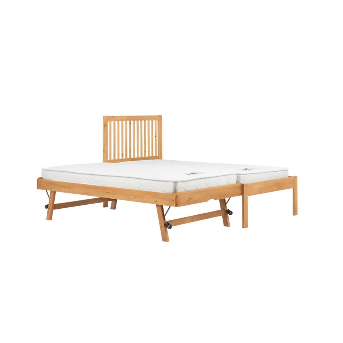 Buxton Wooden Pull Out Trundle Bed Frame - Natural – image 11