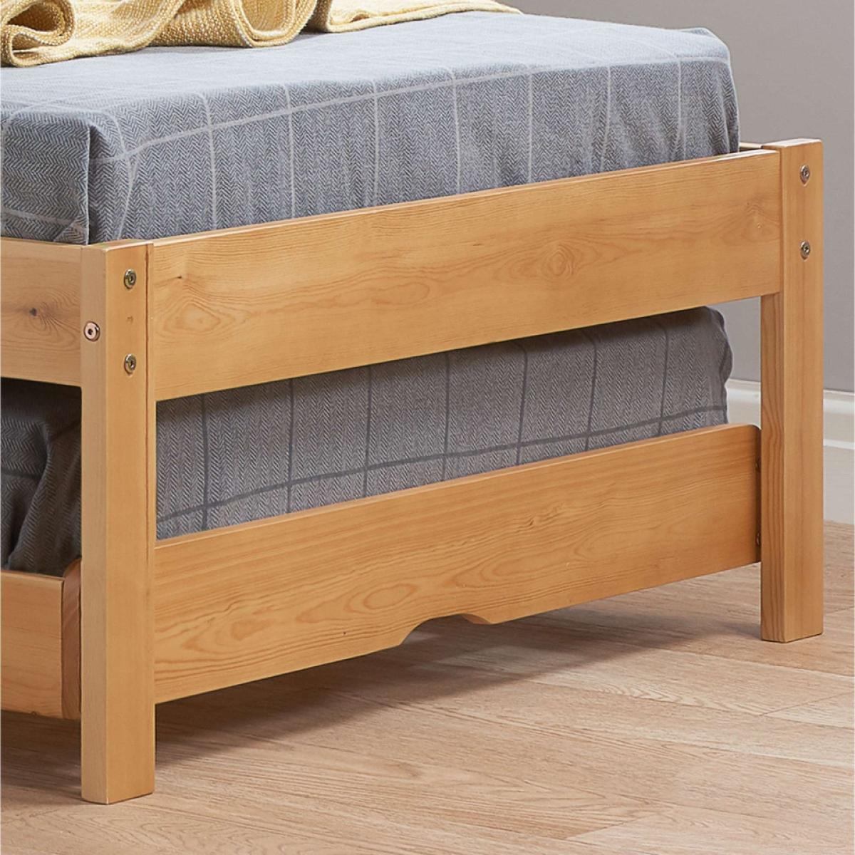Buxton Wooden Pull Out Trundle Bed Frame - Natural – image 7
