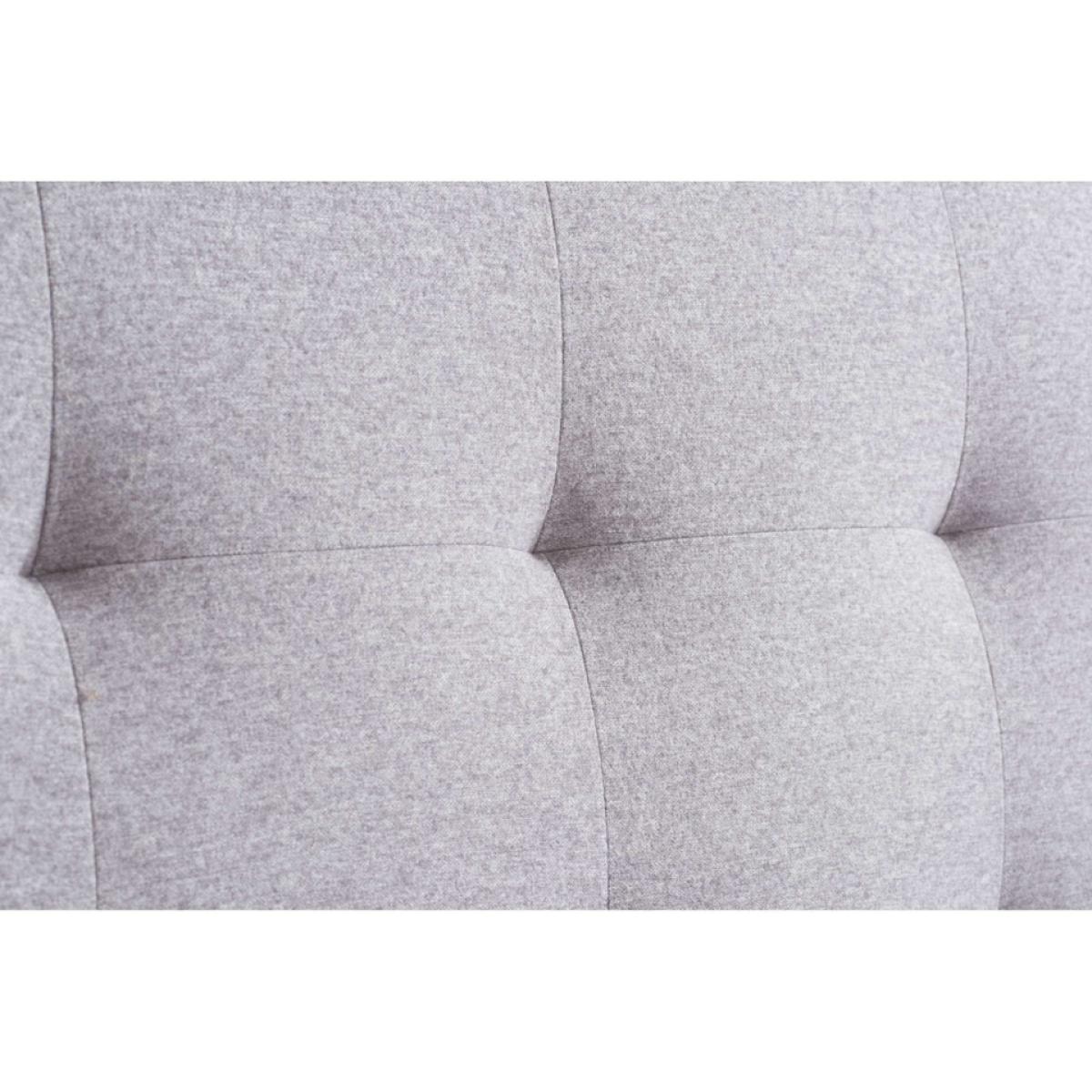 Stockholm Button Headboard King Bed Frame - Grey – image 9