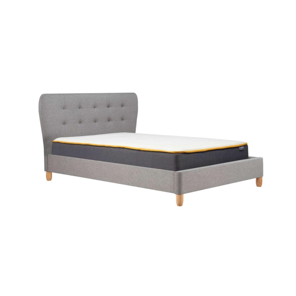 Stockholm Button Headboard King Bed Frame - Grey – image 10