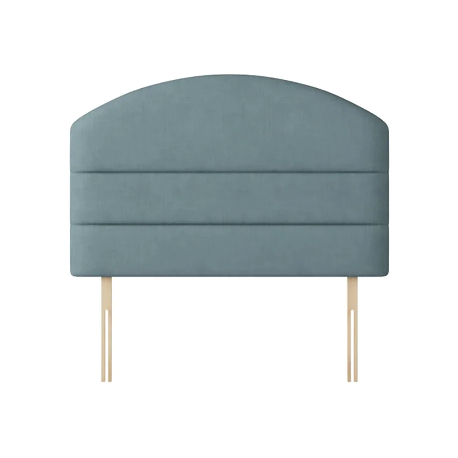 Dudley - Super King Size - Lined Headboard - Duck Egg Blue - Fabric - 6ft - Happy Beds