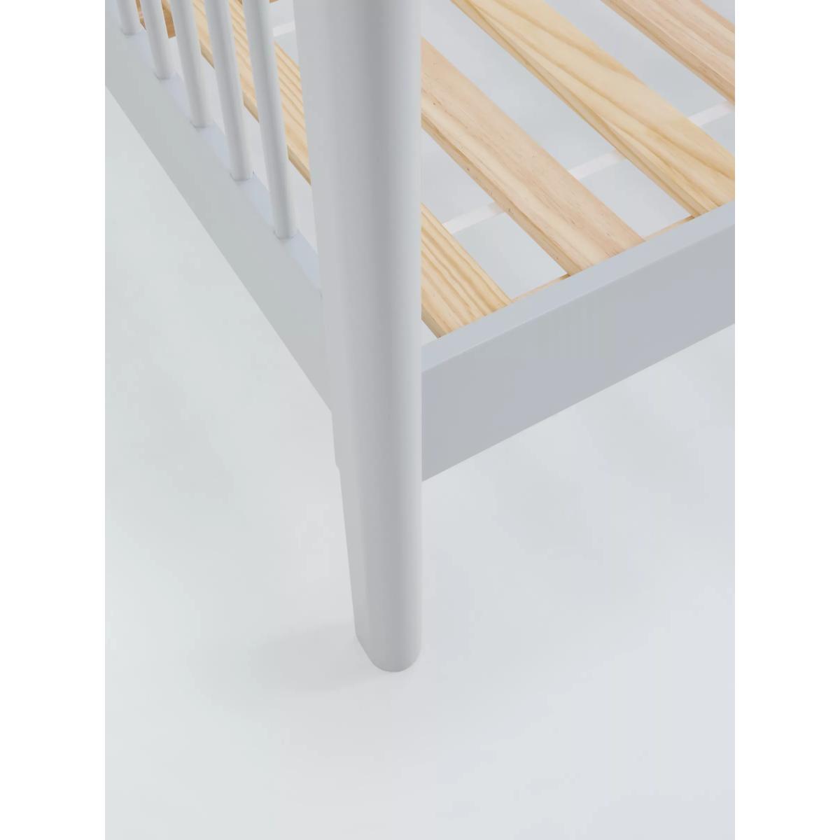 John Lewis Spindle Bed Frame, Single, Grey – image 7