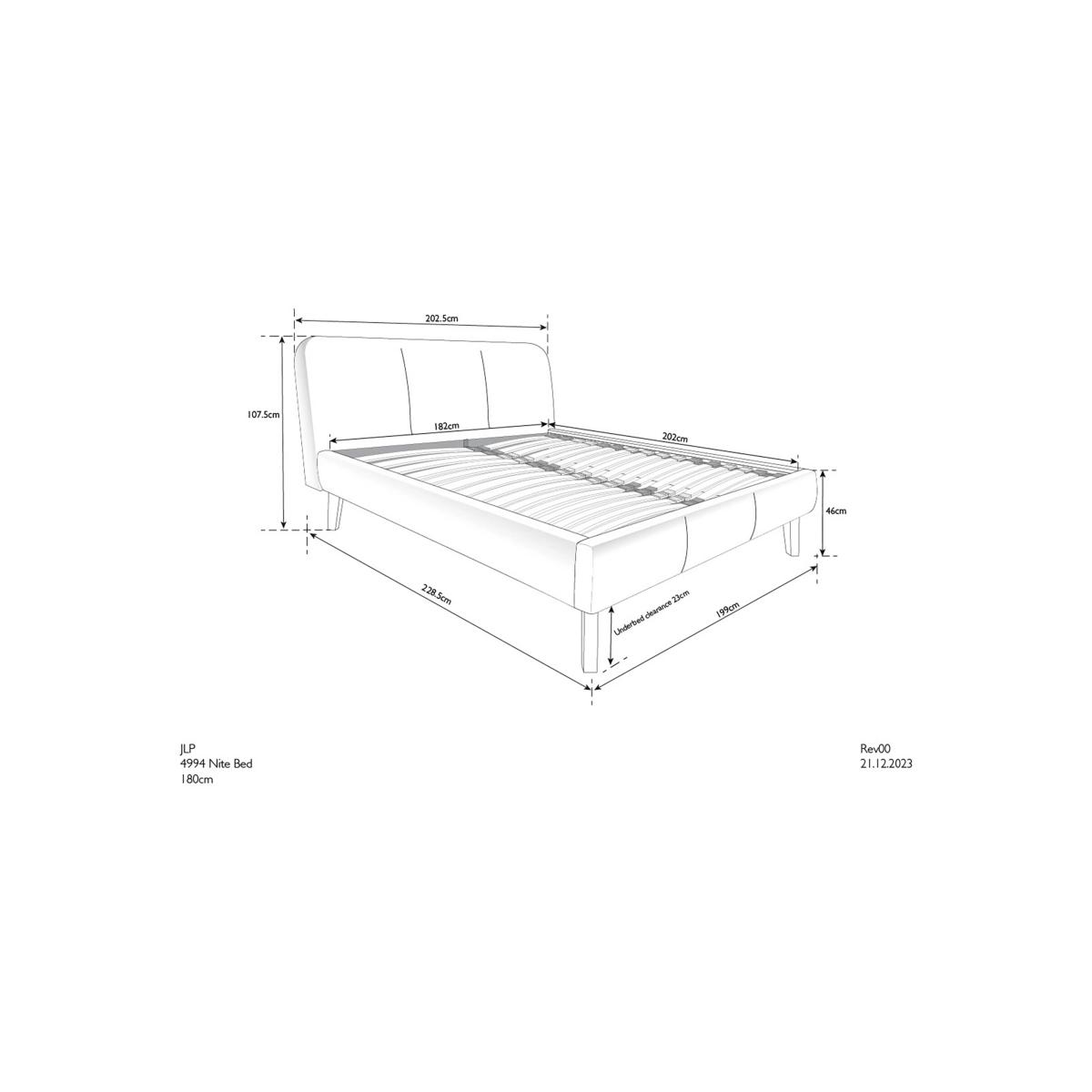John Lewis Nite Upholstered Bed Frame, Super King Size – image 8
