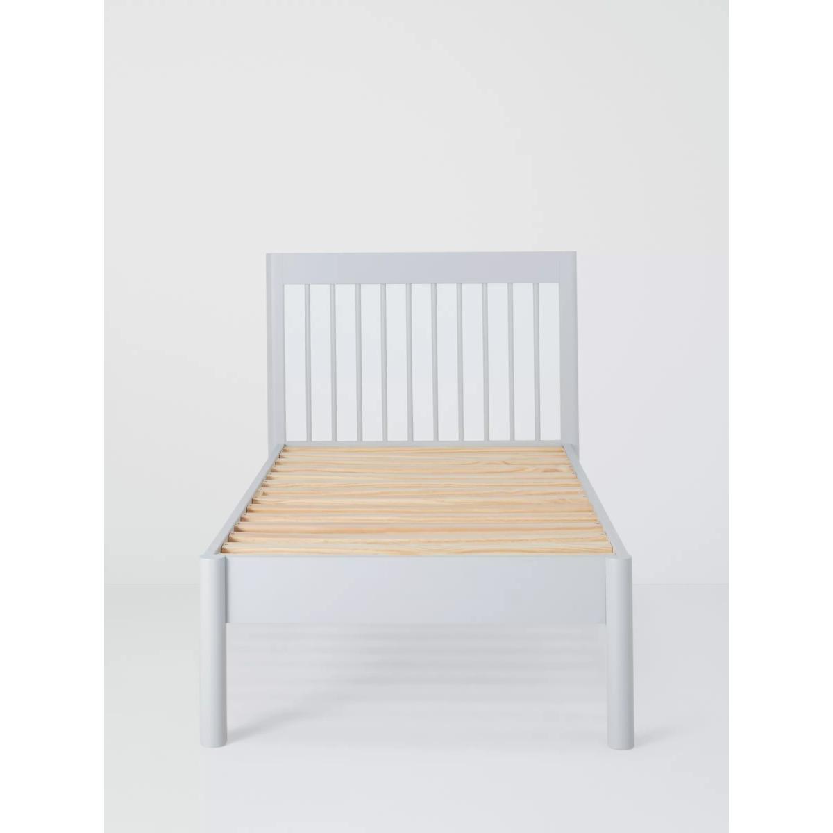 John Lewis Spindle Bed Frame, Single, Grey, Seconds – image 2