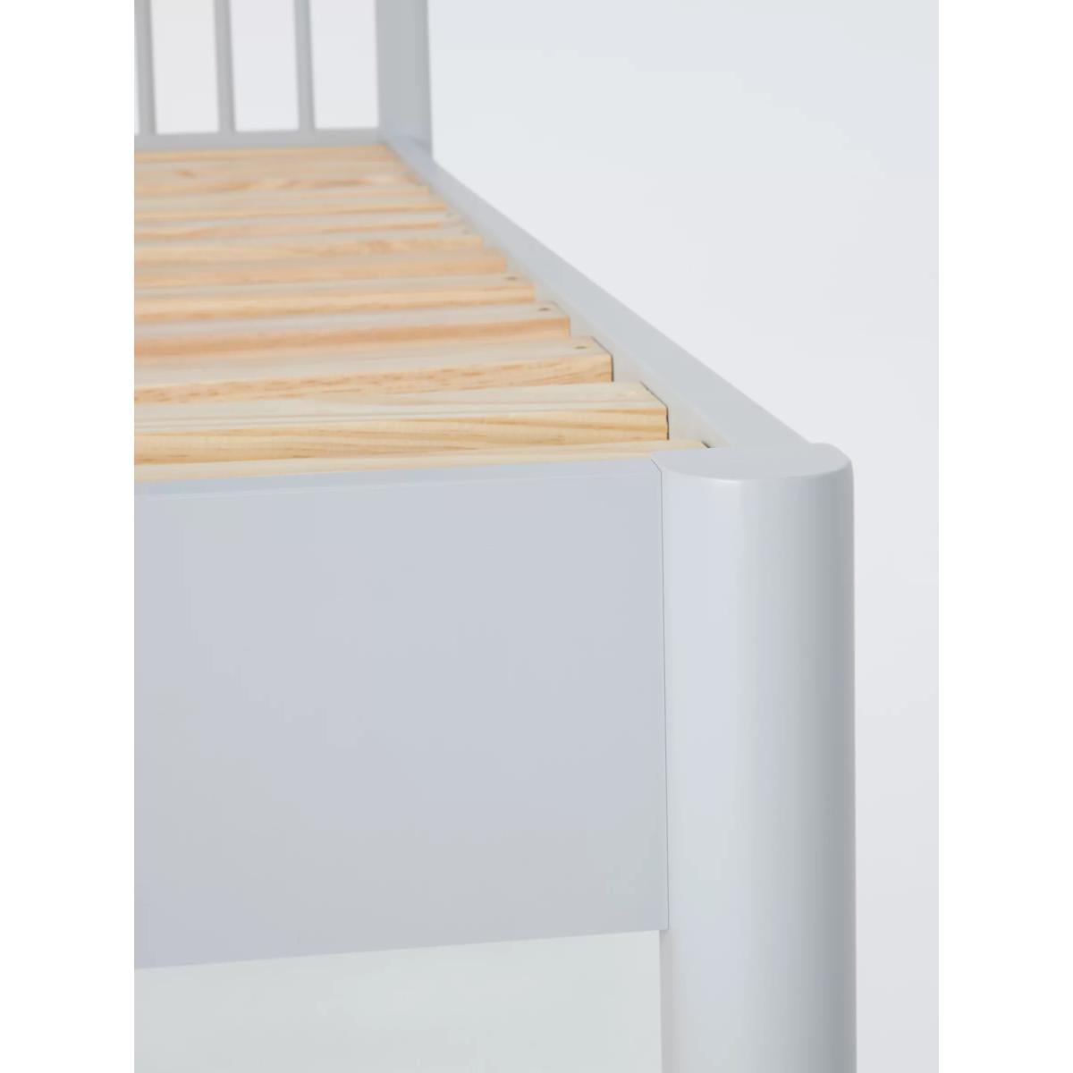 John Lewis Spindle Bed Frame, Single, Grey, Seconds – image 6